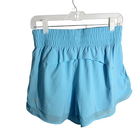 Athleta NWT Blue High Rise Racer Run 3” Shorts - Small - Picture 2 of 11